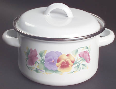 Summer Blush (Corelle) 1.25 Quart Metal Covered Casserole