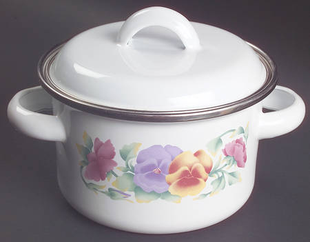 Summer Blush (Corelle) 1 Quart Metal Covered Casserole