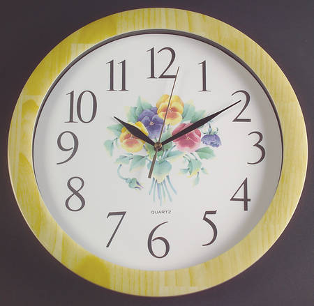 Summer Blush (Corelle) Hanging Wall Clock