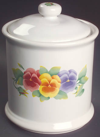 Summer Blush (Corelle) Large Canister & Lid