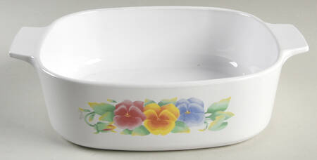 Summer Blush (Corelle) 1.5 Quart Square Casserole No Lid