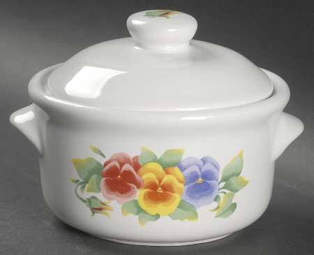 Summer Blush (Corelle) Individual Casserole & Lid