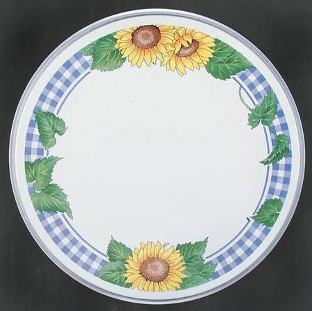 Sunsations (Corelle) 8" Individual Tin Round Stove Cover