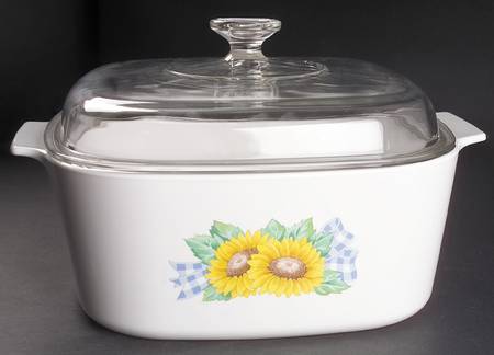 Sunsations (Corelle) 5 Quart Square Casserole with Glass Lid