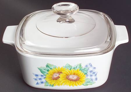 Sunsations (Corelle) 1.5 Quart Square Casserole with Lid