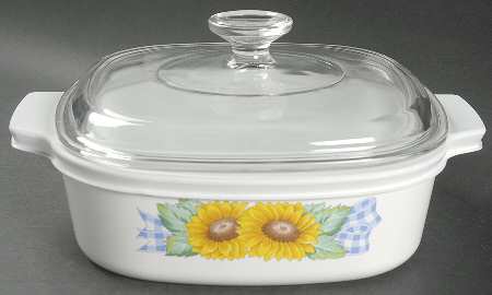 Sunsations (Corelle) 2 Quart Square Casserole with Lid