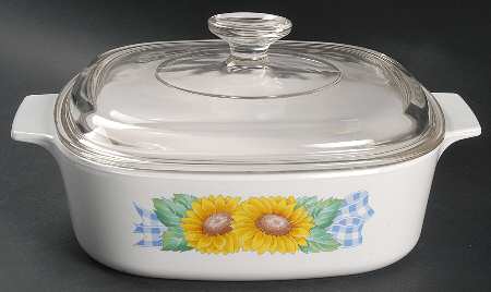Sunsations (Corelle) 2 Quart Square Casserole with Lid