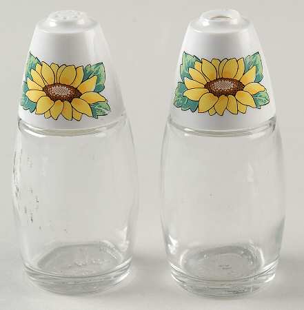 Sunsations (Corelle) Glassware Salt and Pepper Set