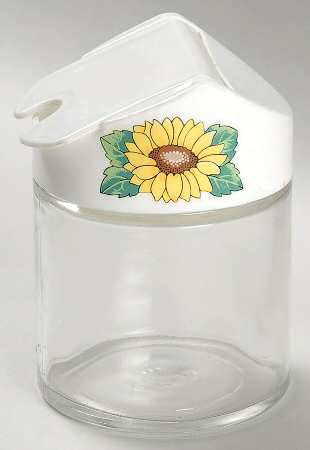 Sunsations (Corelle) Glass Sugar Bowl & Plastic Lid
