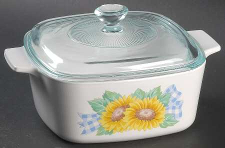Sunsations (Corelle) 1.5 Quart Square Casserole with Lid