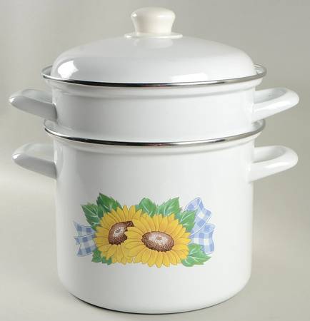 Sunsations (Corelle) 7 Quart Stockpot Metal with Steamer