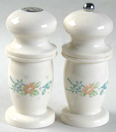 Symphony (Corelle) Plastic Salt & Pepper Mill Set
