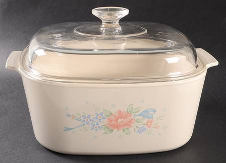 Symphony (Corelle) 5 Quart Square Casserole with Lid