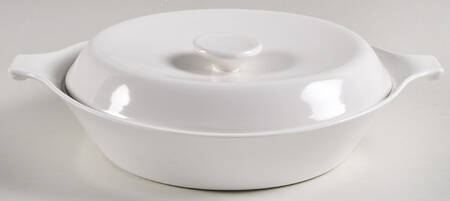 White Coupe 1 Quart Saucepan & Lid