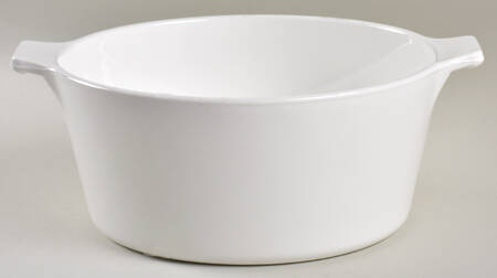 White Coupe Server-Buffet 1.5qt-No Lid