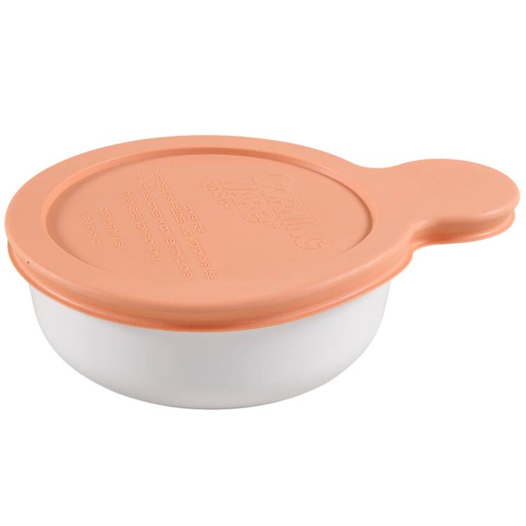 White Coupe Plastic Lid for Grab-it