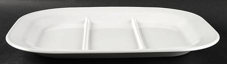 White Coupe 15" Rectangular Broil/Bake Tray