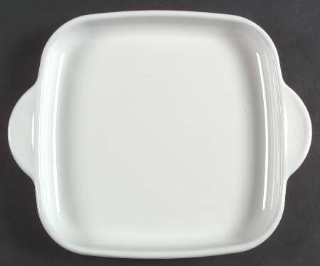 White Coupe Square Microwave Browning Grill