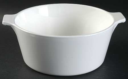 White Coupe Server-Buffet 1.5qt-Nolid