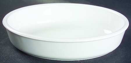 White Coupe Individual Baker