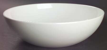 White Coupe 8" Round Vegetable Bowl