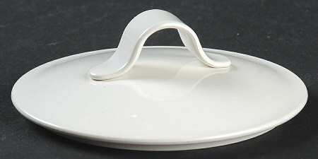White Coupe Lid for Sugar Bowl