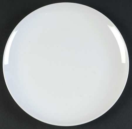 White Coupe Salad Plate