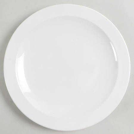 White Narrow Rim (Centura Line) Salad Plate