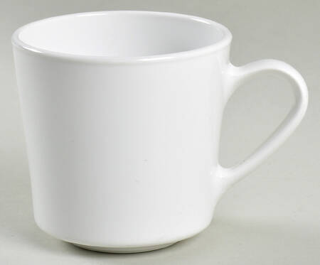 White Narrow Rim (Centura Line) Flat Cup