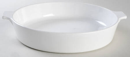 White Narrow Rim (Centura Line) 10" Skillet No Lid