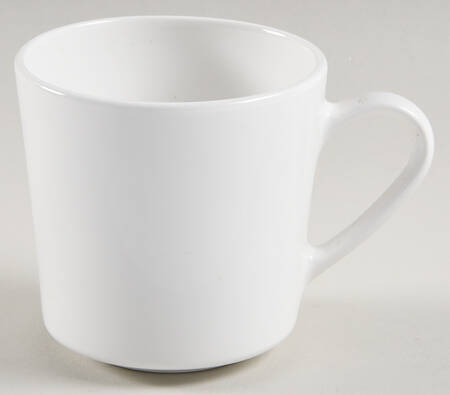 White Narrow Rim (Centura Line) Flat Cup