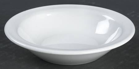 White Narrow Rim (Centura Line) Rim Fruit/Dessert (Sauce) Bowl