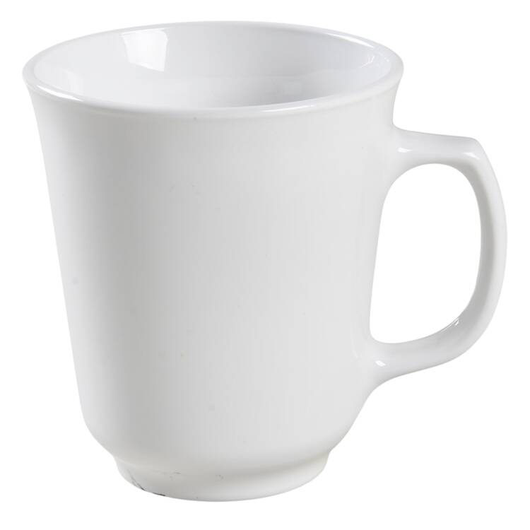 White Narrow Rim (Pyroceram) Mug