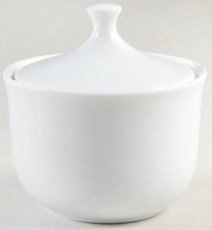 Winter Frost White (Corelle) Sugar Bowl & Lid