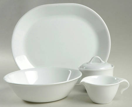 Winter Frost White (Corelle) 5 Piece Hostess Set