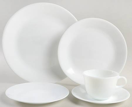 Winter Frost White (Corelle) 5 Piece Place Setting