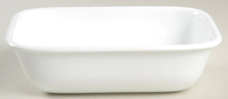 Winter Frost White (Corelle) 8" Rectangular Vegetable Bowl