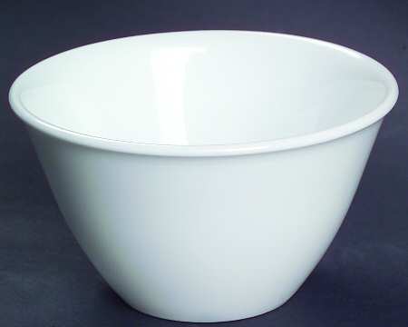 White Coupe Sugar Bowl No Lid