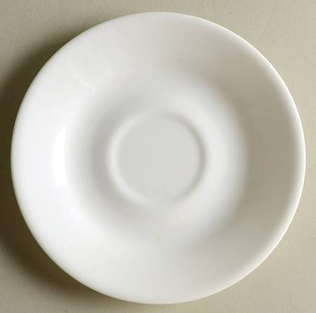 Winter Frost White (Corelle) Saucer for Flat Cup