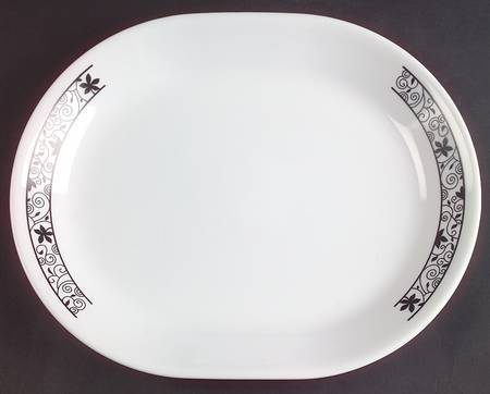 Winding Gate (Corelle) 12" Oval Serving Platter