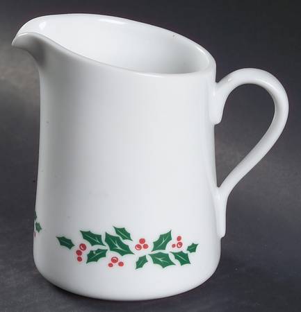 Winter Holly (Green Band, Corelle) Creamer