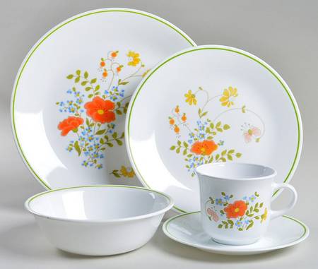 Wildflower (Corelle) 5 Piece Place Setting