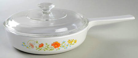 Wildflower (Corelle) 8" Rangetopper Skillet & Glass Lid