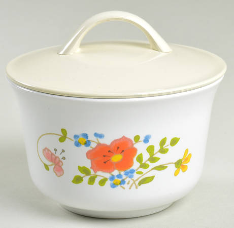 Wildflower (Corelle) Sugar Bowl & Lid