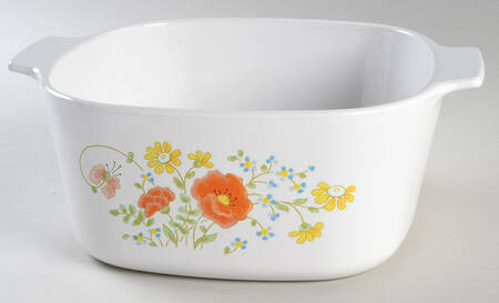 Wildflower (Corelle) 3 Quart Square Casserole No Lid