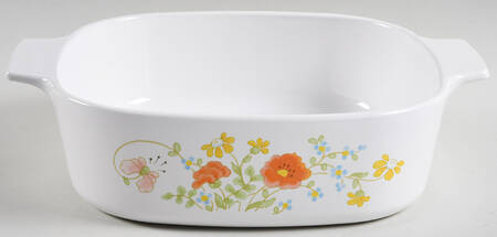 Wildflower (Corelle) 2 Quart Square Casserole No Lid
