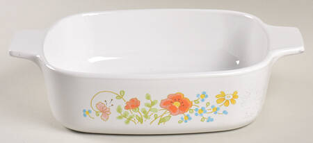 Wildflower (Corelle) 1 Quart Square Casserole No Lid