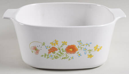 Wildflower (Corelle) 3 Quart Square Casserole No Lid