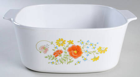 Wildflower (Corelle) 5 Quart Square Casserole No Lid