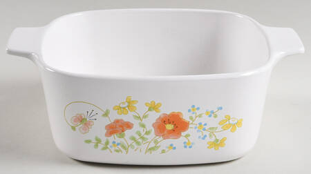 Wildflower (Corelle) 1.5 Quart Square Casserole No Lid